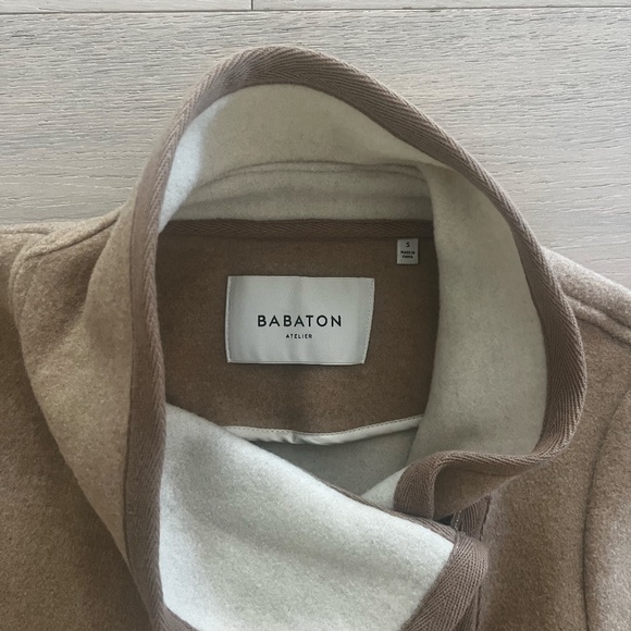 BABATON Atelier Wool Cormac Coat size Small - Camel - Picture 3 of 6